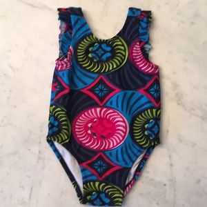 Tea Collection printed baby one-piece